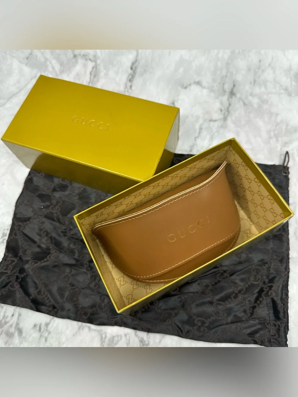 Authentic Gucci Sunglasses Case Set - NO SUNGLASSES Included